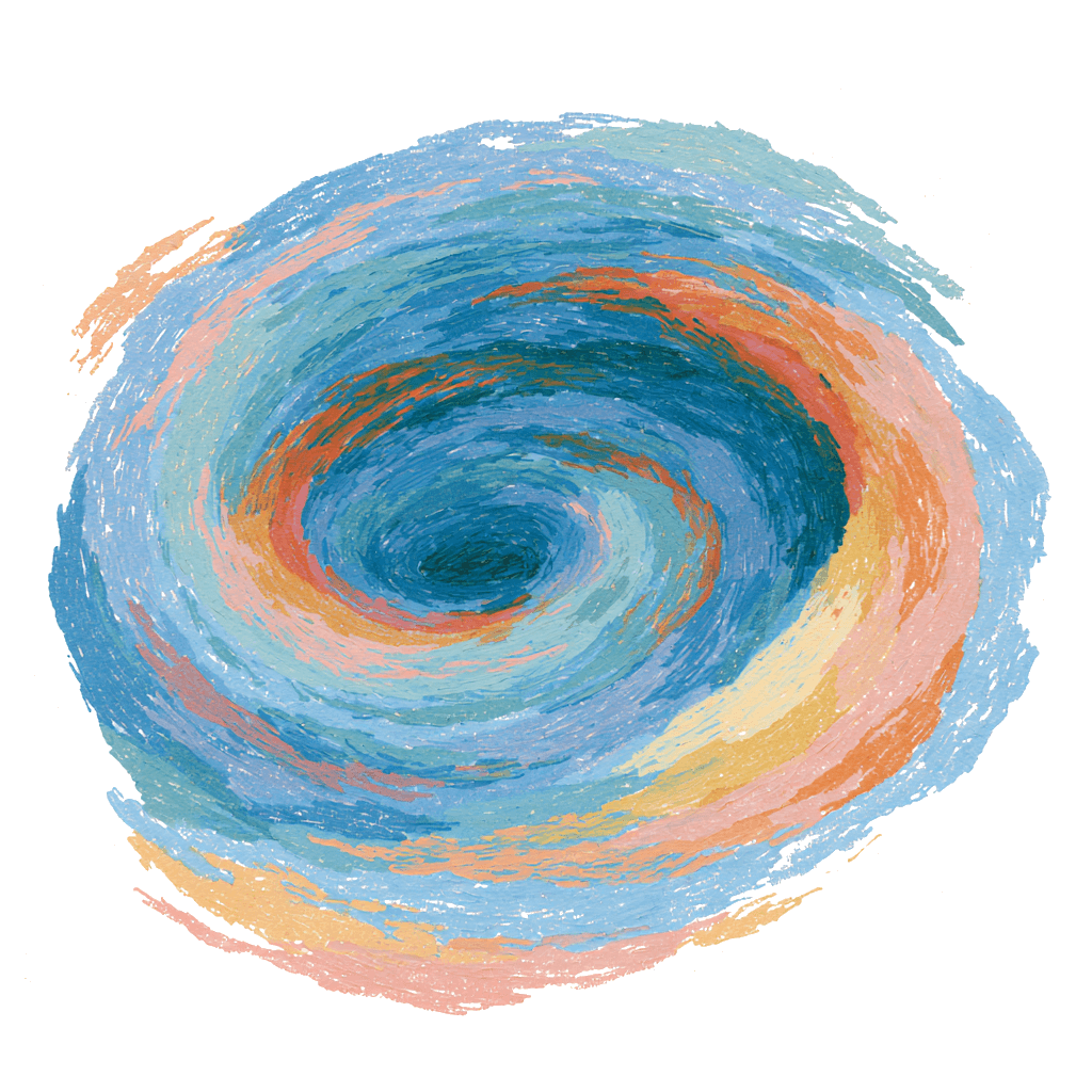 Painted pastel whirlpool